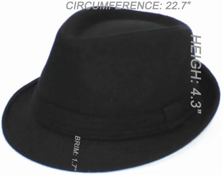 Ayhcclth Mens Fedora Hats Classic Manhattan Womens Fedora Hat - Image 4